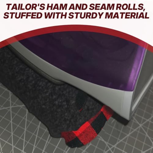Tailors Ham and Seam Roll Set Pressing Ham for Ironing Sewing Curved