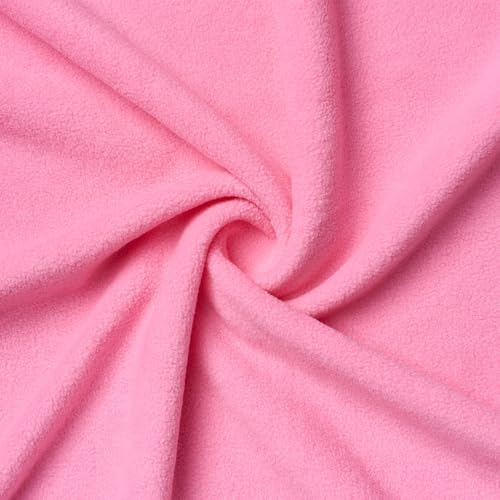 Yurdon Polar Fleece Fabric, 60 inches Wide (Pink, 1 Yard)