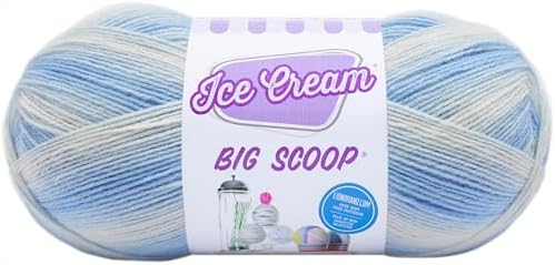 Lion Brand Yarn Ice Cream Big Scoop 922-203 Blueberry