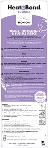 HeatnBond Fusible Fleece – Iron-On Fusible Fleece Interfacing for