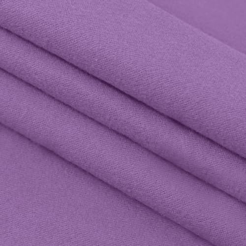 43.3" W Cotton Flannel Fabric Cut by the Yard, 190GSM Soft Brushed