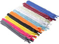 YKK Assorted 9 Inch, 20 Pieces Invisible Zippers- Made in USA
