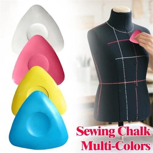 Tailors Sewing Chalk, 10 pcs Sewing Chalk Washable Fabric Marker for