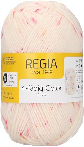 Schachenmayr Regia 4-Fdig Color 50g Pink Candy Yarn