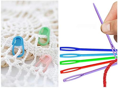 Exquiss Bamboo Knitting Needles Set, 18 Pairs Circular(31.5”) Wooden