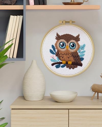 ERKOON Punch Needle Kit, Owl