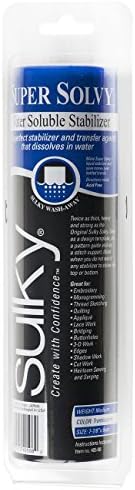 Sulky of America Super Solvy Water Soluble Stabilizer, 8" by 9 yd