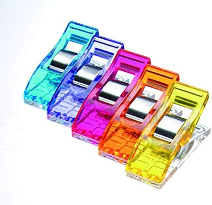 Clover 10-Piece Wonder Clips, 56, Assorted Colors