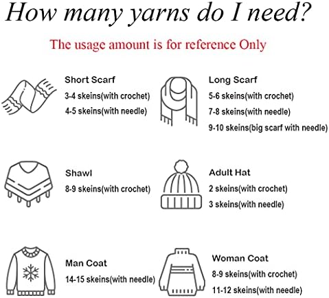 100% Merino Wool Yarn 3-Ply Luxurious and Soft Yarn for Hand Knitting