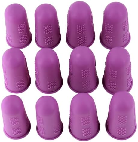 Finger Protectors [Flex Series - 12-Pack] Silicone Non-Stick Finger