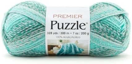 Premier Yarns Puzzle, Dominoes, Bulky Weight, 7 oz, 328 Yards