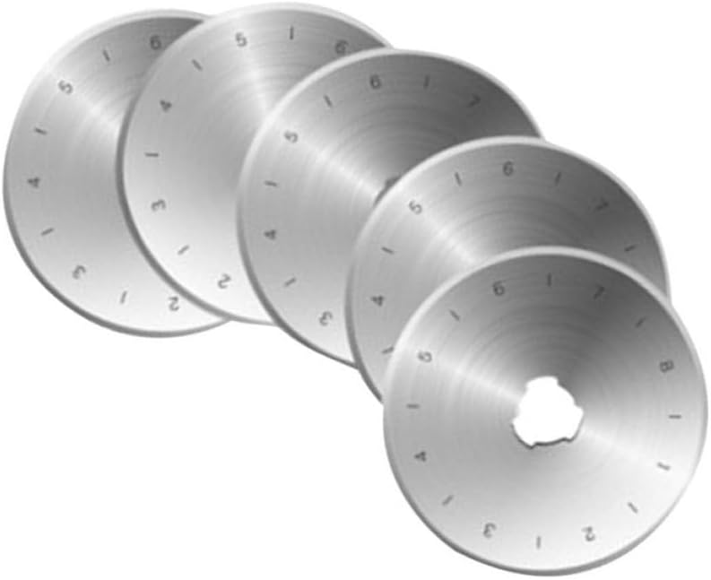 28mm Rotary Cutter Blades 5pcs Replacement Set for Quilting