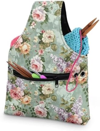 Yarn Bags for Crocheting on the Go Crochet Tote Bags for Women Travel