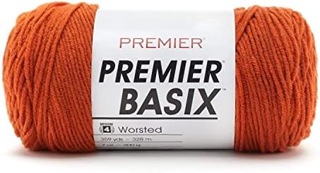 Premier Yarns Basix, Solid Worsted Yarn, Made of Acrylic, Ideal Yarn