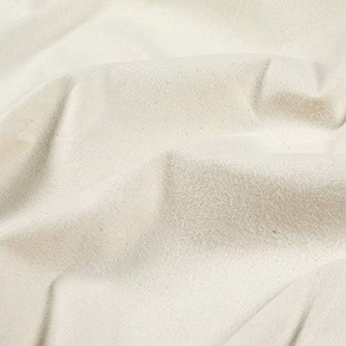 Kaufman Flannel Solid Undyed Natural, Fabric by the Yard