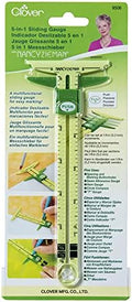 Clover 9506 5 in 1 Sliding Gauge with Nancy Zieman, 9.13 x 4 x 0.38