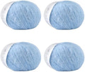 SHIKE Snowball 38% Wool Blend Yarn-4x100g Balls Soft Plush Yarn for