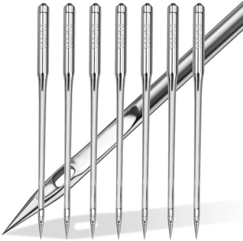 BZHYZKX 50 Pcs Universal Sewing Machine Needles, Size 100/16