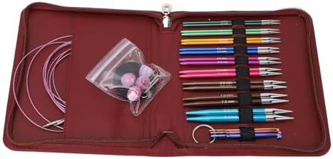 Interchangeable Circular Knitting Needles Set, Stainless Steel
