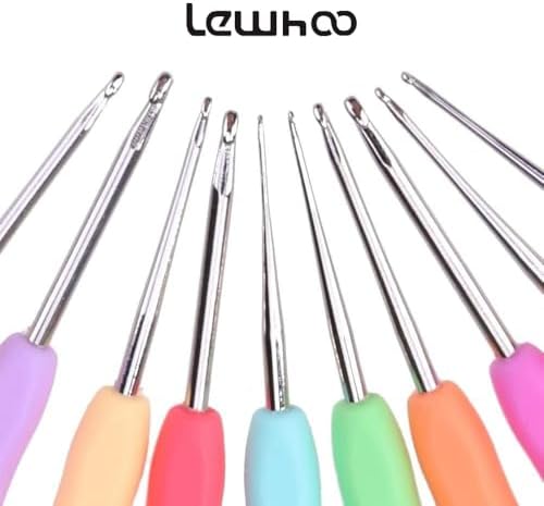 10pcs Small Size Lace Crochet Hooks (0.5~2.75mm), Small Ergonomic