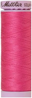 Mettler Silk-Finish Solid Cotton Thread, 164 yd/150m, Hot Pink
