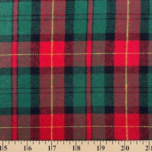 Flannel Brushed Hypoallergenic Cotton Tartan Plaid Geometric Benjamin