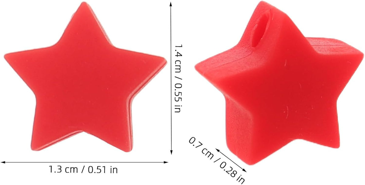 Knitting Needle Point Protectors 40pcs Silicone Star