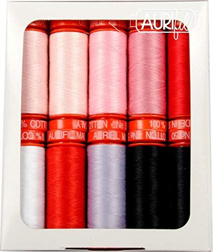 Gretchen Hirsch Boudoir Aurifil Thread Kit 10 Small Spools 50 Weight