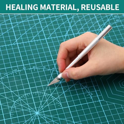 Nuanchu 2 Pcs 18" x 24" Self Healing Double Sided Cutting Mat with