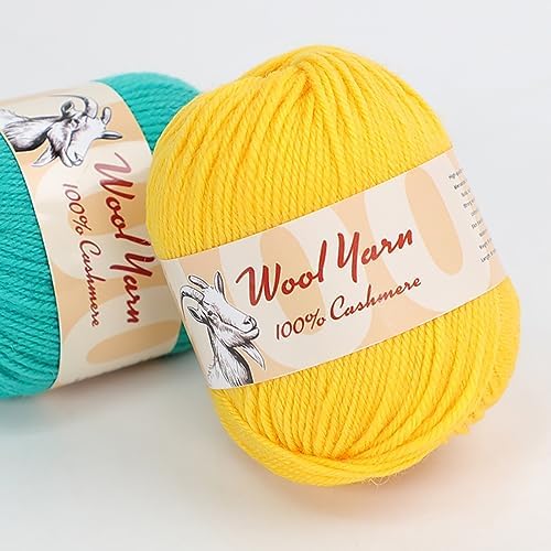 100% Cashmere Wool Yarn (Pack of 10) by Yonkey Monkey 500gr Imported