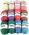 for Scrubbies 12 Skeins Bonbons Yarn Assorted Colors 100% Polyester