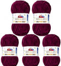 Himalaya Dolphin Baby Yarn 5x100g Set, Super Bulky Knitting Chenille
