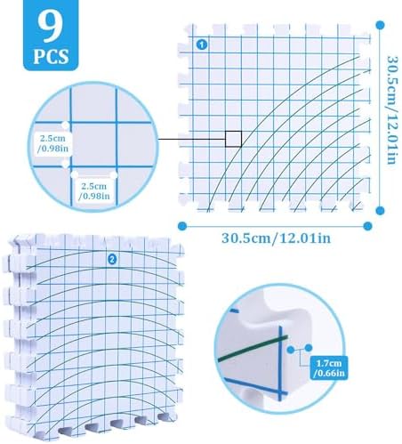 Blocking Mats for Knitting Crocheting Tool