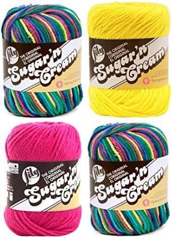 Bulk Buy: Lily Sugar 'n Cream Limited Edition 100% Cotton Yarn