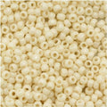 Toho Round Seed Beads 11/0#51 'Opaque Lt Beige' 8 Gram Tube