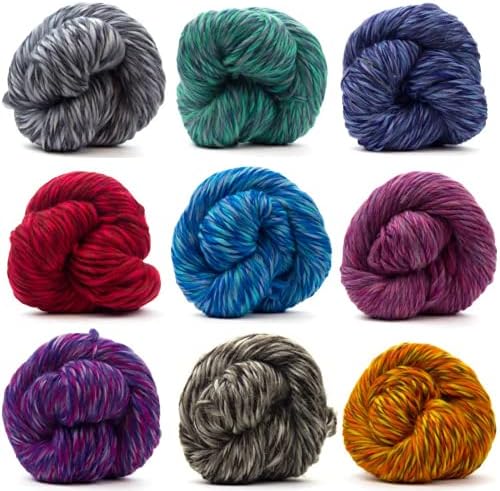 Revolution Fibers – Multicolored Merino Yarn | 100% Merino Wool, Super