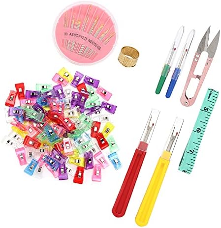 Seam Ripper Kit with Colorful Handles, Stainless Steel Thread Remover