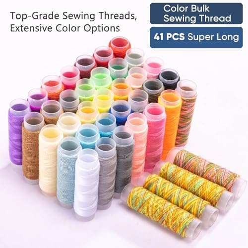 AMOIGEE Complete Sewing Kit for Adults with 230pcs Cute Sewing