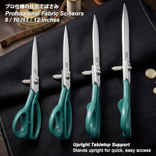 TONMA 10" Fabric Scissors for Sewing, Made in Japan, TFSG-2
