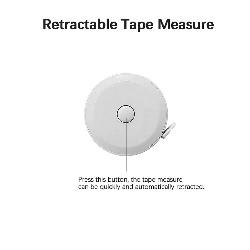 3 Pack Tape Measures Retractable Measuring Tape for Body, 60-Inch