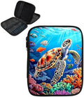 ETLKJVBL Crochet Hook & Knitting Needle Organizer Case, Sea Turtle