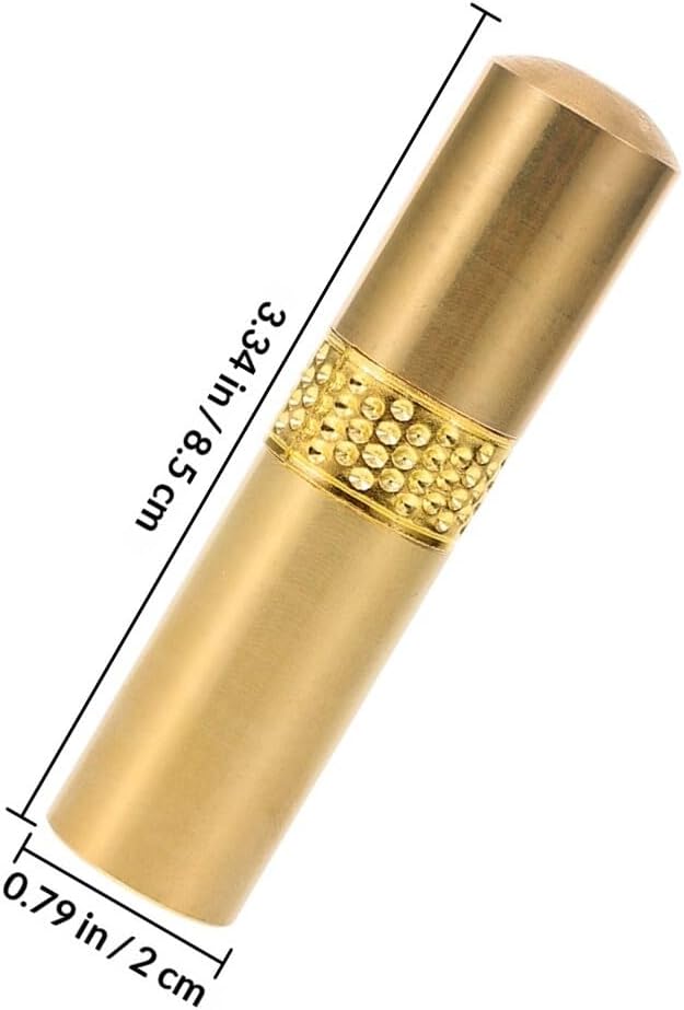 ABOOFAN Portable Copper Needle Holder Sewing Storage Tube