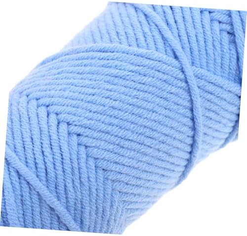 8 Ply Cotton Yarn Set for Knitting Crochet, 7 Rolls