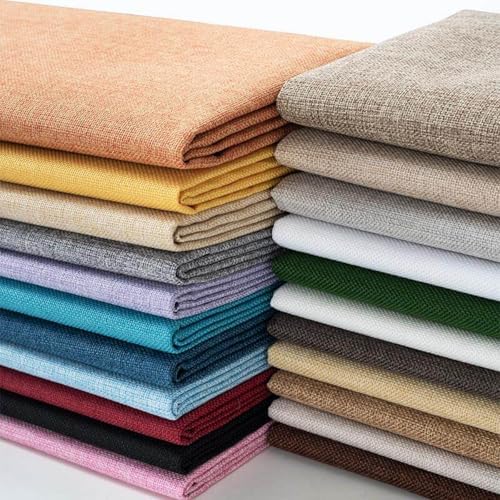 100% Natural Coarse Linen Fabric, 59 Inch Wide by The Yard, Thickened