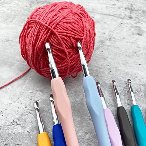 Mdoker Size H/8(5mm) Crochet Hook,Extra Long Crochet Hooks for