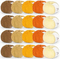 Katech 20 Skeins Cotton Yarn for Crocheting-Crochet Yarn Set-(Color E)