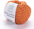 YarnArt Baby Cotton Multicolor Yarn – 50% Cotton 50% Acrylic – 50g