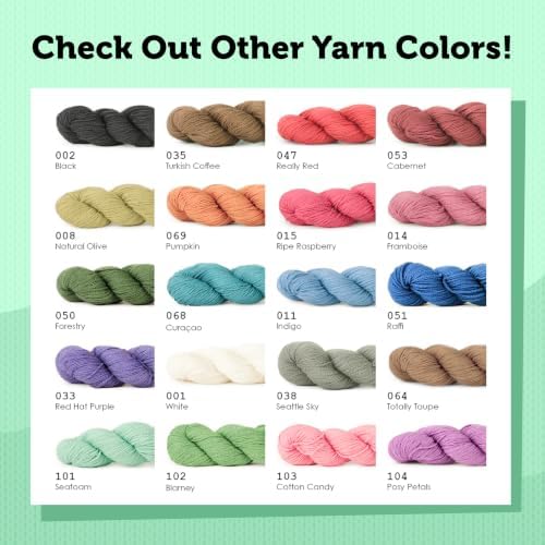 HiKoo CoBaSi Sock Yarn, Cotton, Bamboo, Silk, 50g, 220 yd, #101