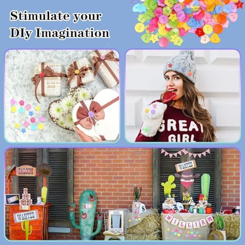200 Pcs Craft Buttons, Button for Craft, Buttons for Sewing 12.5mm