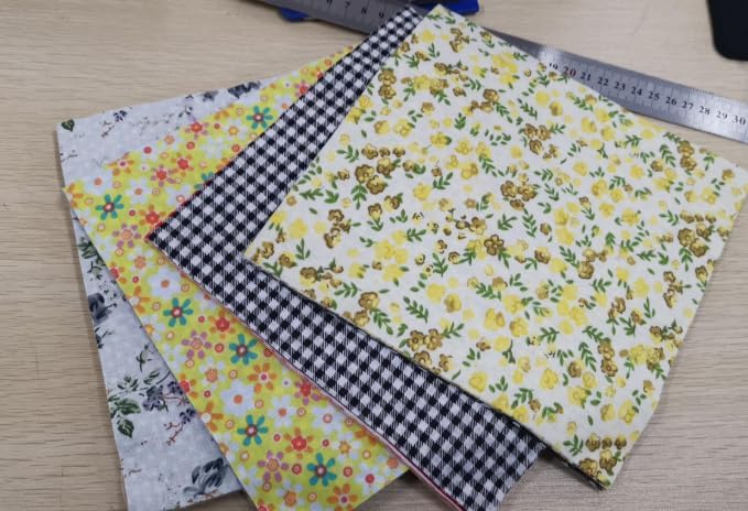 Tudomro 100 Pack Fabric Squares, 8 x 8 Inch